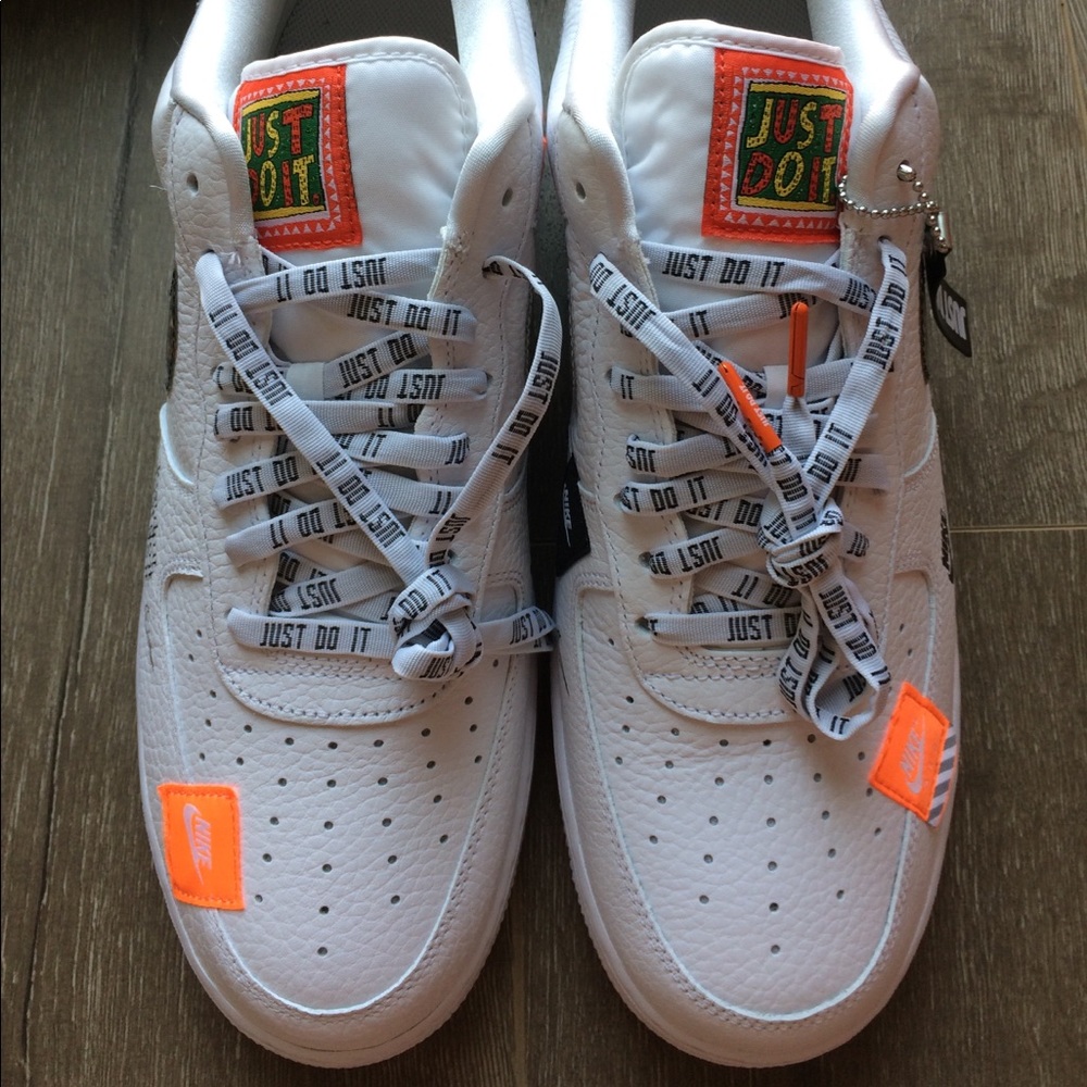 NWT Nike Air Force 1 ‘07 Premium Just Do It - Picture 7 of 8